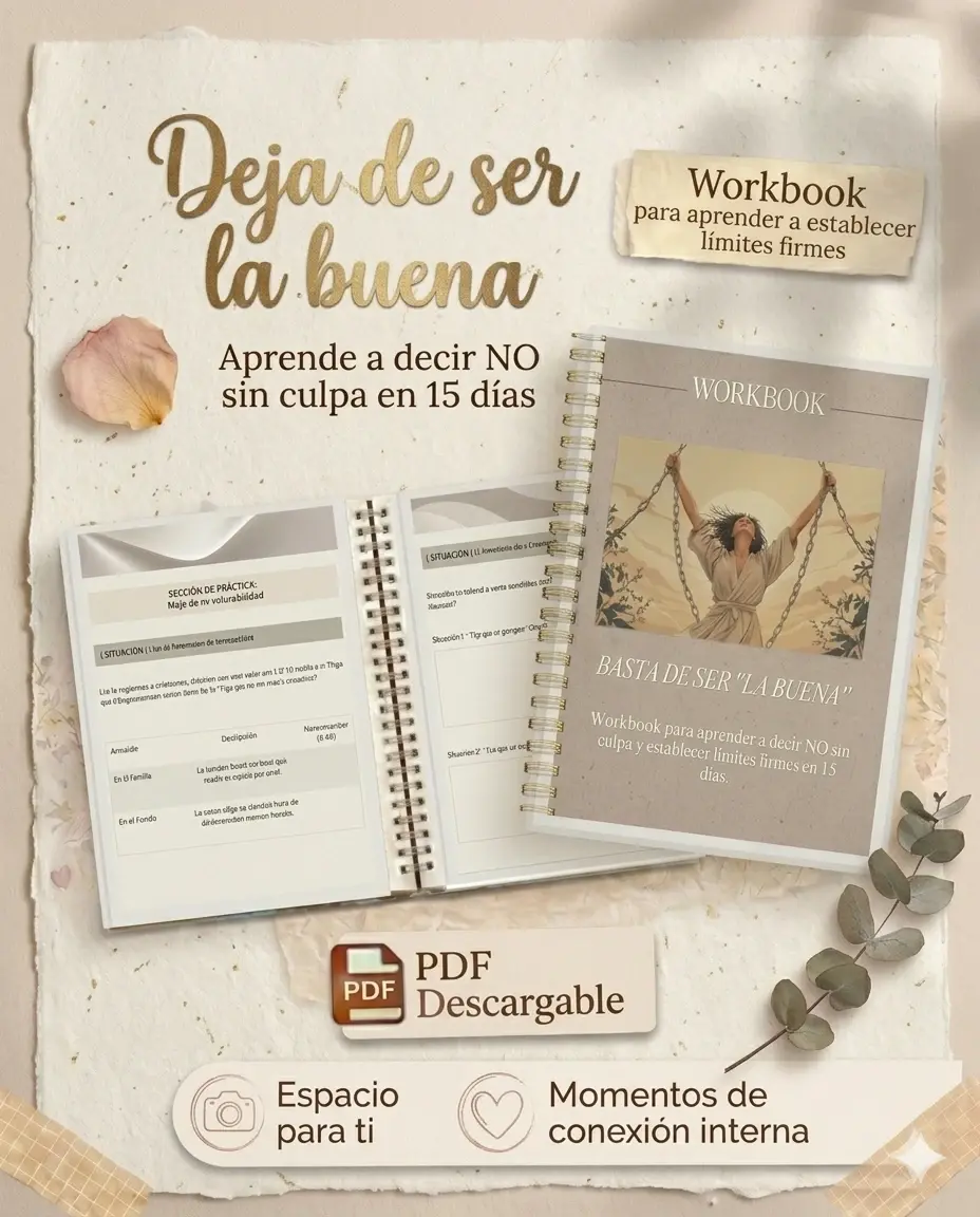 Portada del workbook Basta de ser la buena